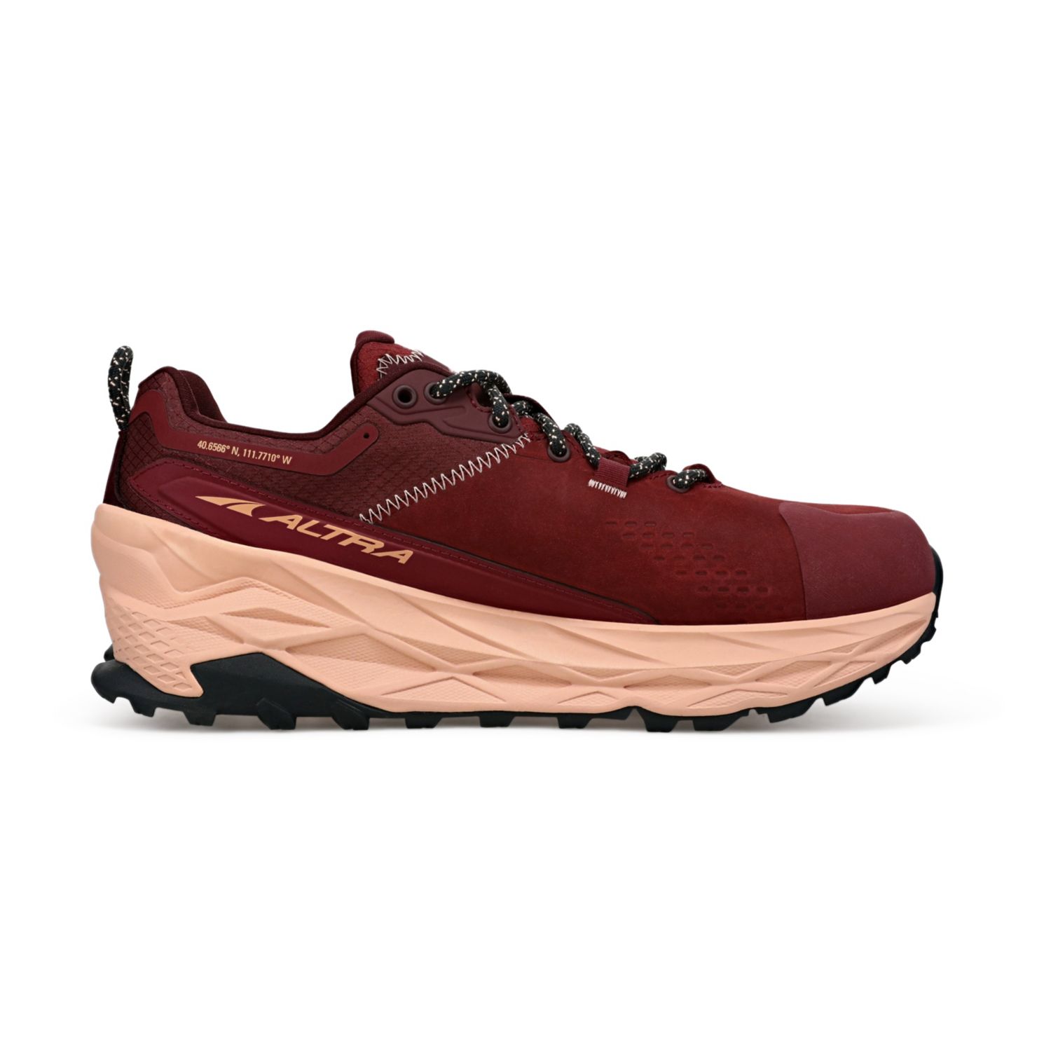 Altra Olympus 5 Hike Low Gtx Ženske Pohodni Čevlji Bordo | Slovenija-37526909