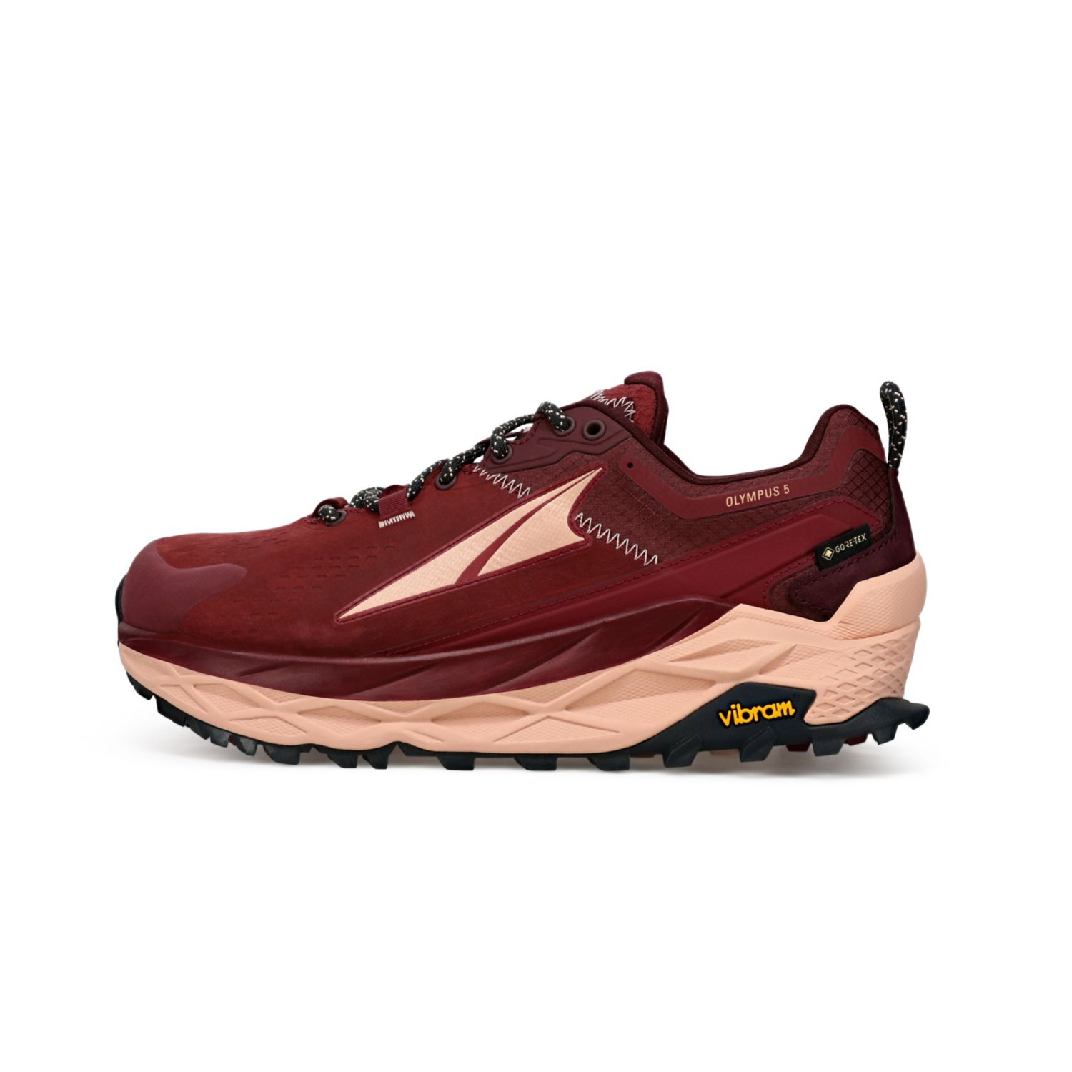 Altra Olympus 5 Hike Low Gtx Ženske Pohodni Čevlji Bordo | Slovenija-37526909