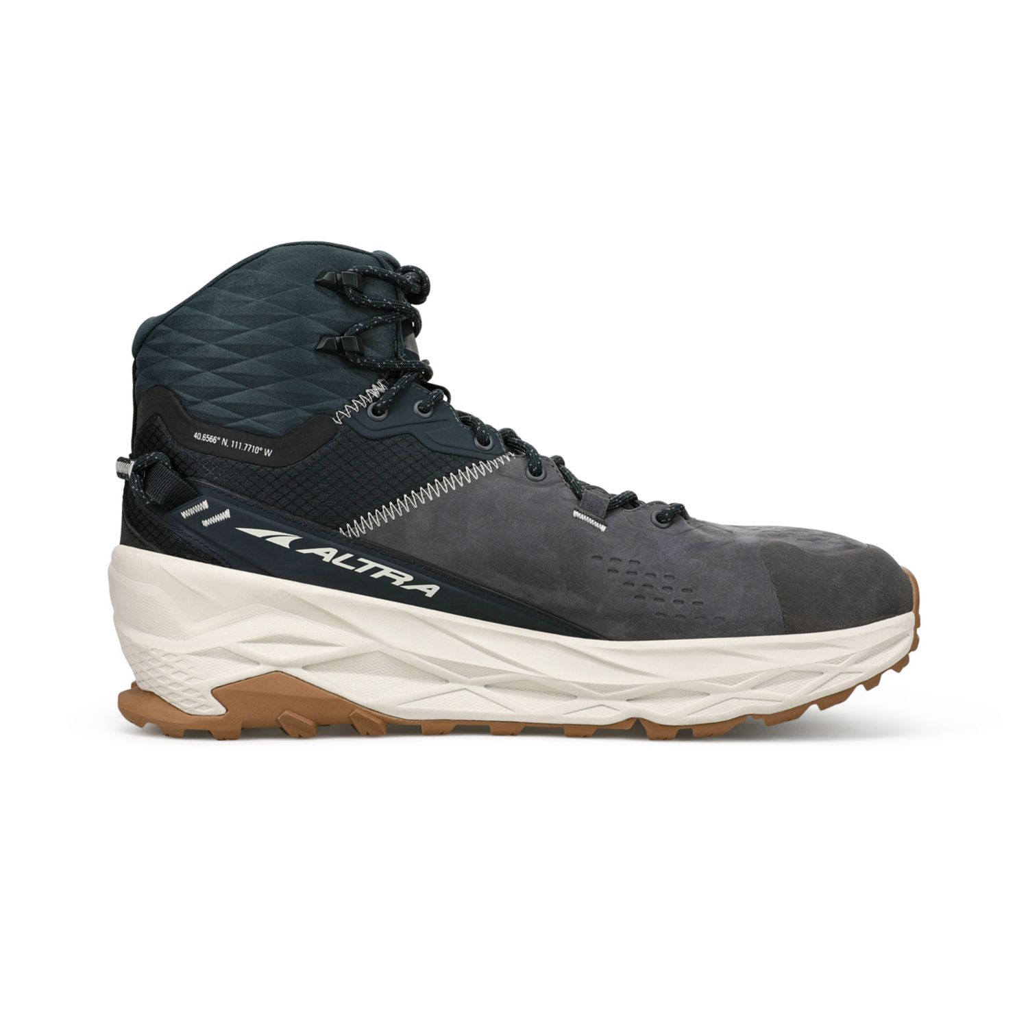 Altra Olympus 5 Hike Mid Gtx Moški Pohodniški Čevlji Črne Sive | Slovenija-03486959