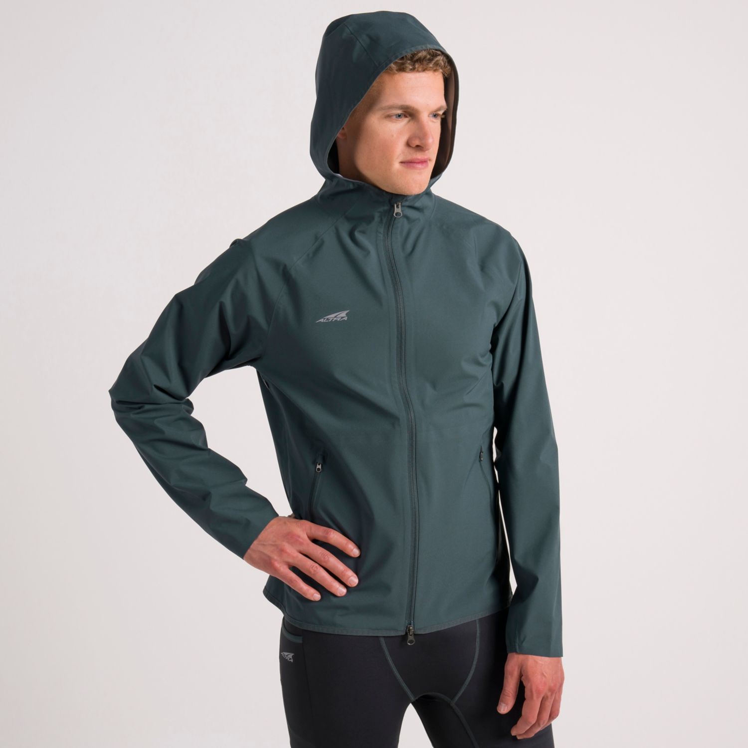 Altra Waterproof Moški Tekaška Jakna Temno Zelene | Slovenija-61534909